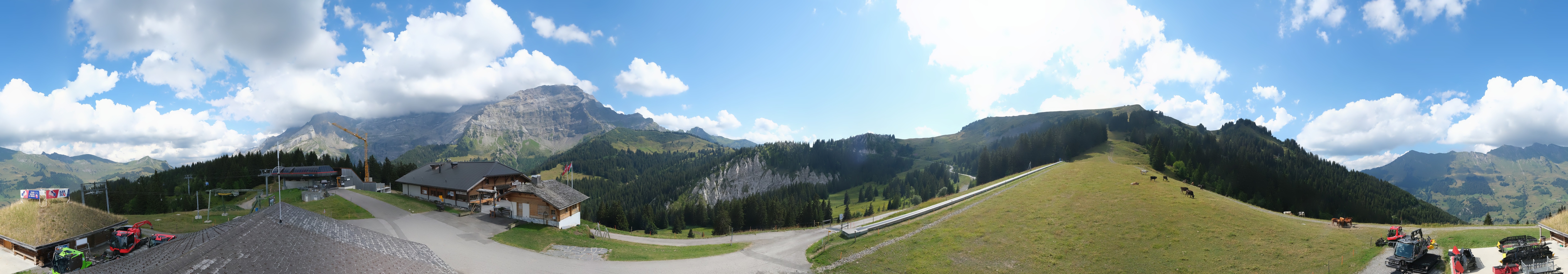 Archiv Foto Webcam Villars Gryon Diablerets Isenau Panorama