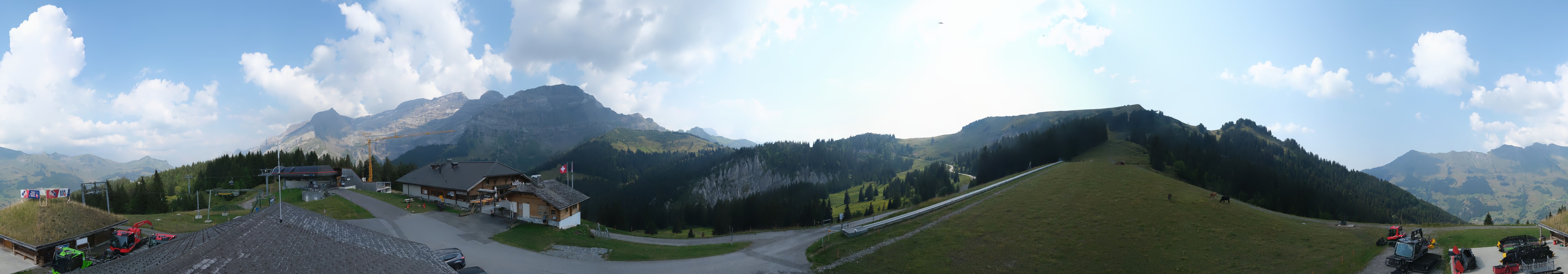 Archived image Webcam Villars Gryon Diablerets Isenau Roundshot
