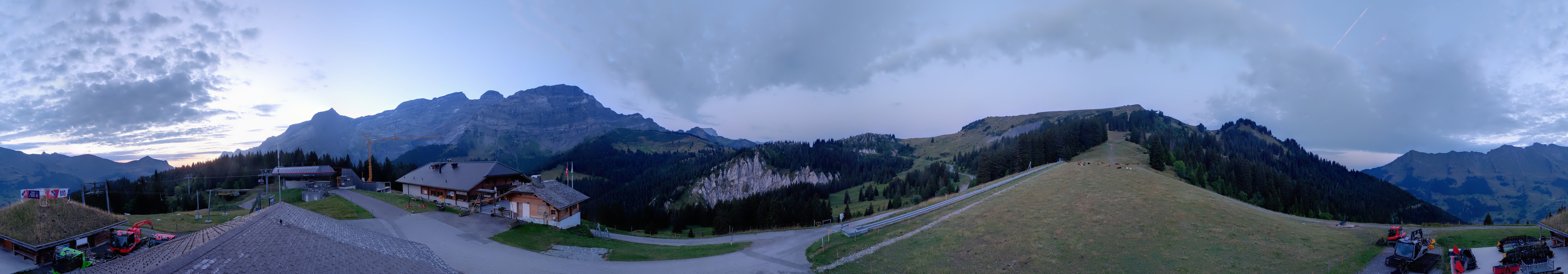 Archiv Foto Webcam Villars Gryon Diablerets Isenau Panorama
