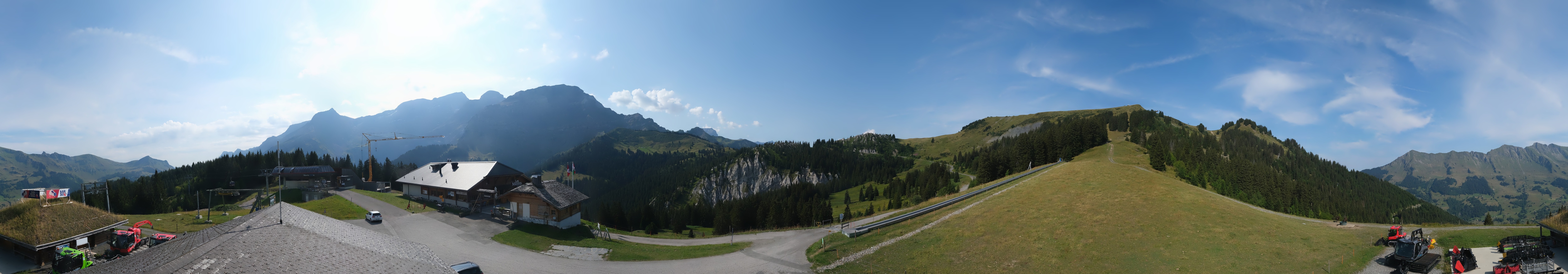 Archiv Foto Webcam Villars Gryon Diablerets Isenau Panorama