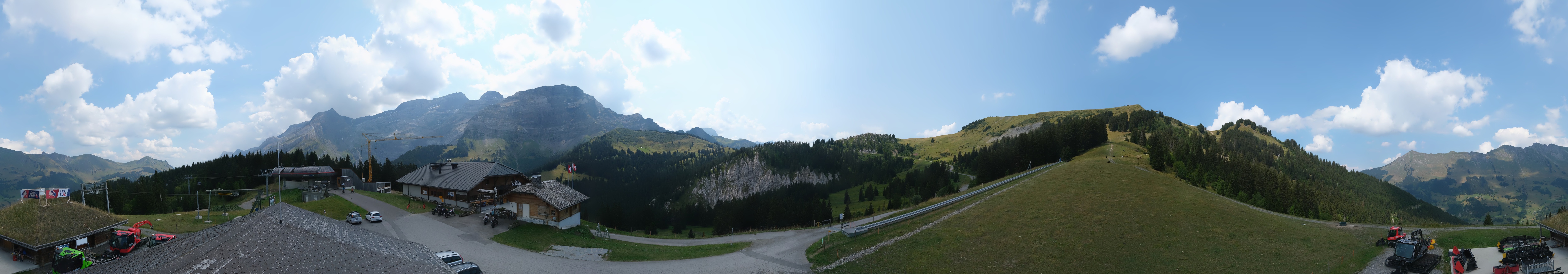 Archiv Foto Webcam Villars Gryon Diablerets Isenau Panorama