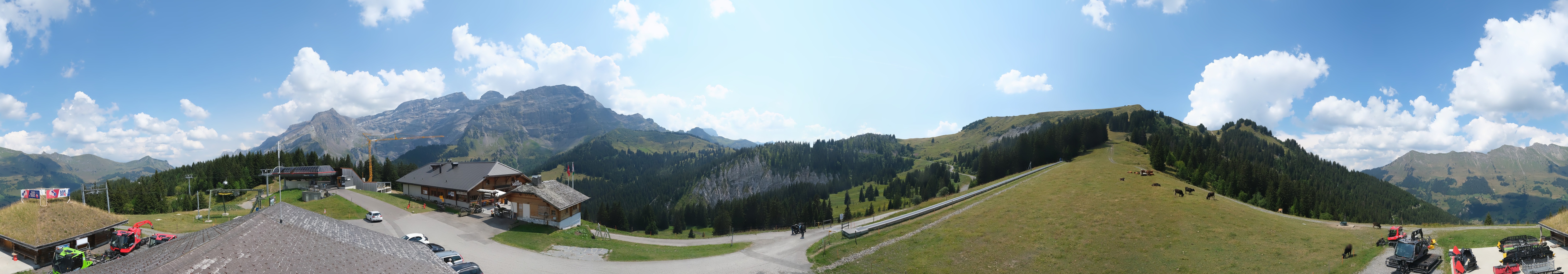 Archiv Foto Webcam Villars Gryon Diablerets Isenau Panorama