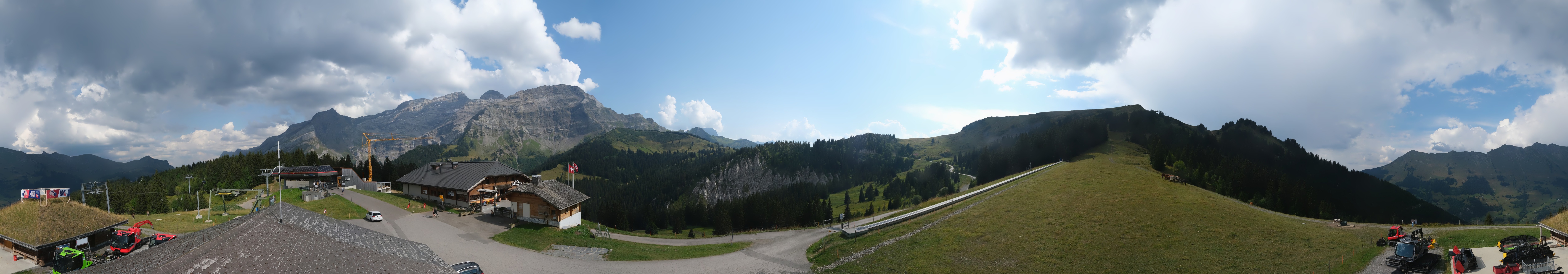 Archiv Foto Webcam Villars Gryon Diablerets Isenau Panorama