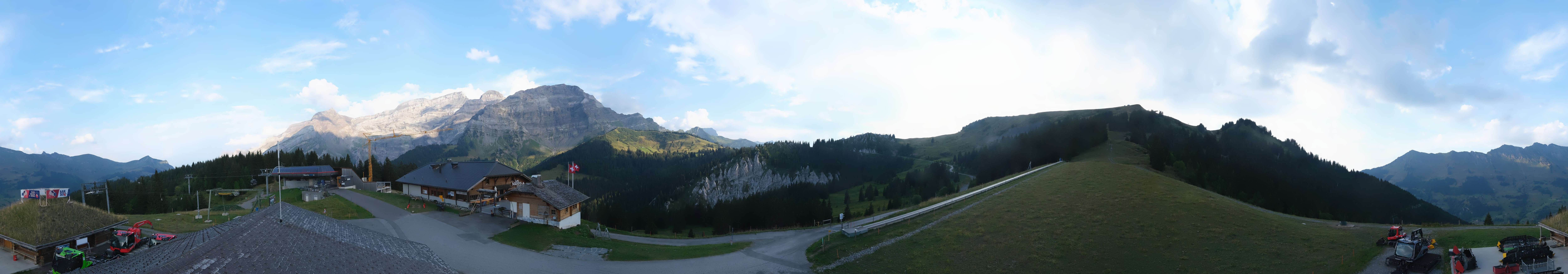 Archiv Foto Webcam Villars Gryon Diablerets Isenau Panorama