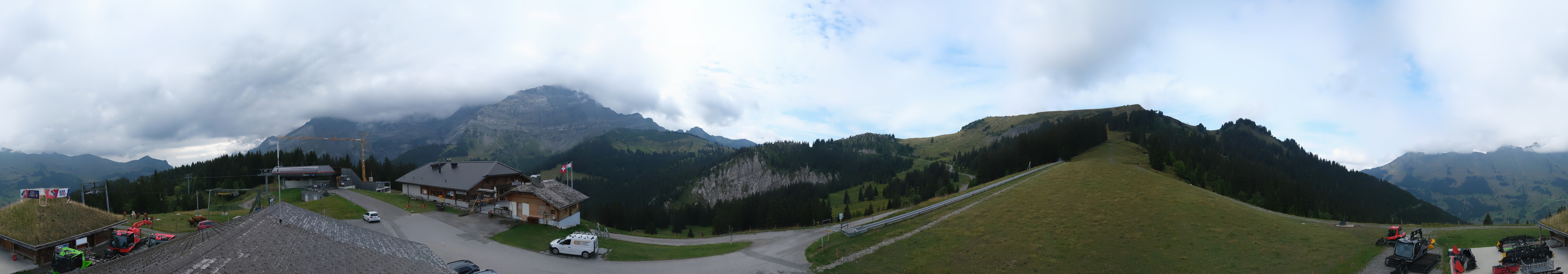 Archiv Foto Webcam Villars Gryon Diablerets Isenau Panorama