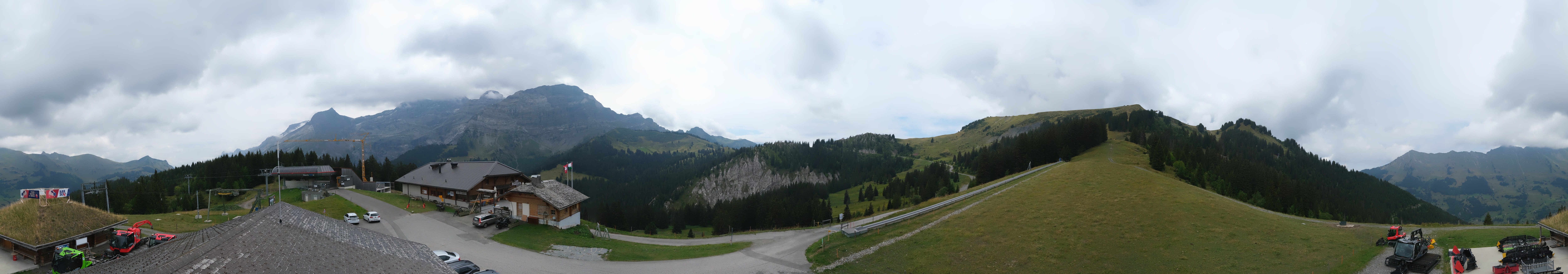 Archiv Foto Webcam Villars Gryon Diablerets Isenau Panorama