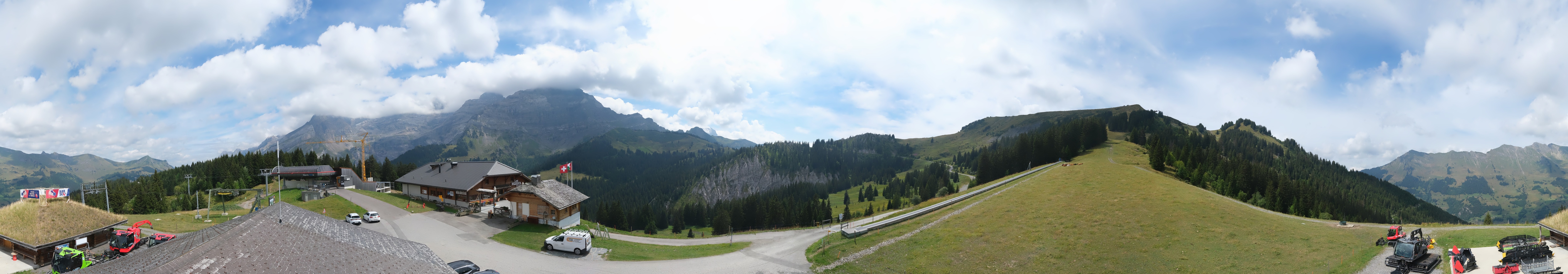 Archiv Foto Webcam Villars Gryon Diablerets Isenau Panorama