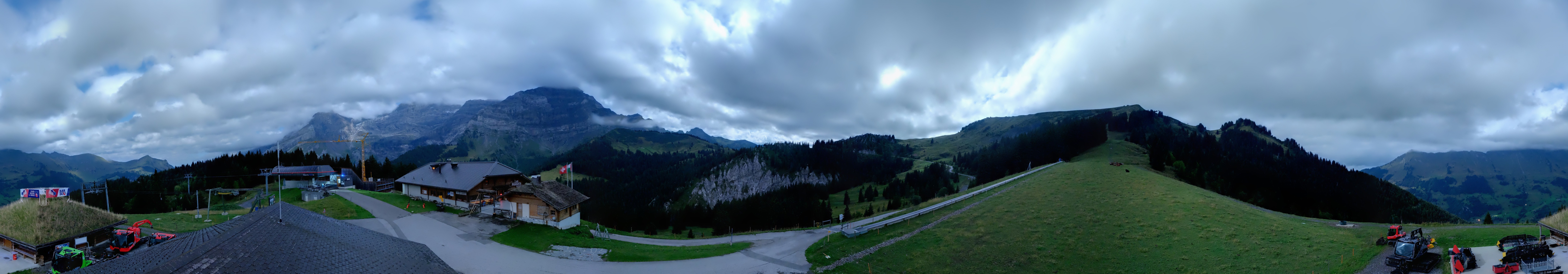 Archived image Webcam Villars Gryon Diablerets Isenau Roundshot