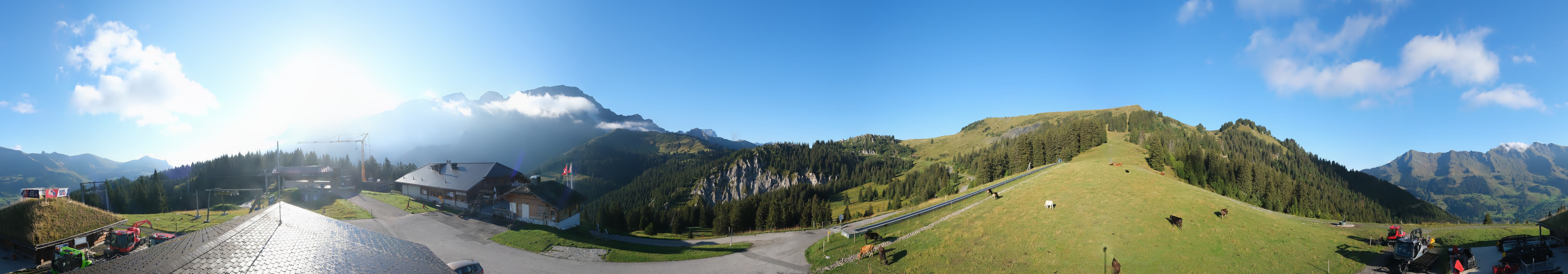 Archived image Webcam Villars Gryon Diablerets Isenau Roundshot