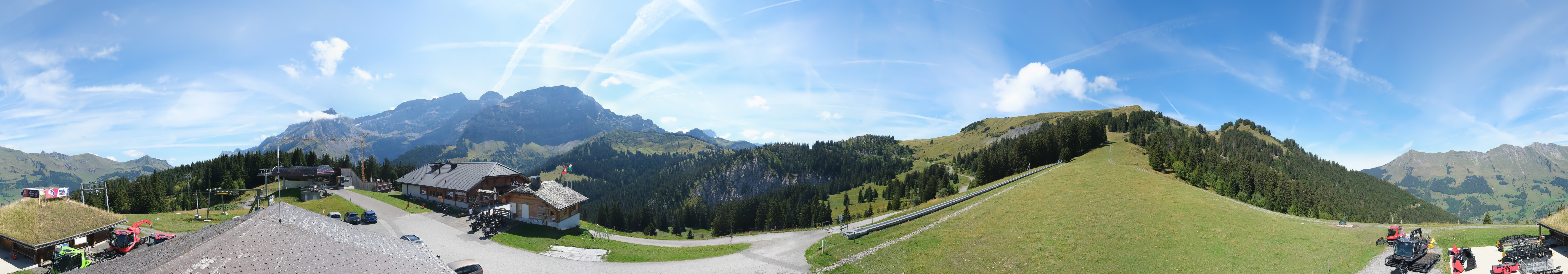 Archived image Webcam Villars Gryon Diablerets Isenau Roundshot