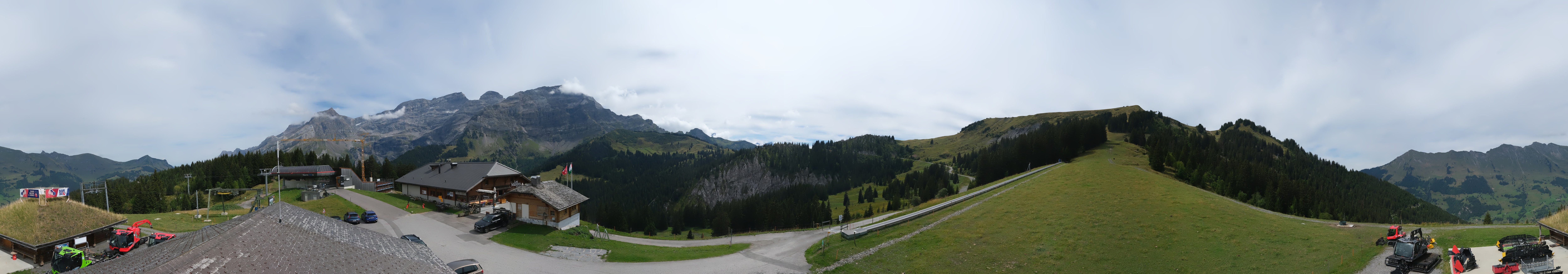 Archived image Webcam Villars Gryon Diablerets Isenau Roundshot