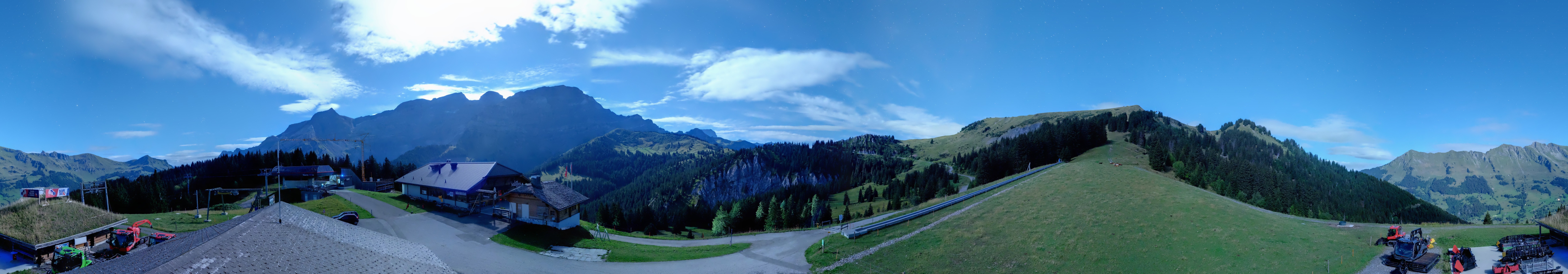 Archived image Webcam Villars Gryon Diablerets Isenau Roundshot