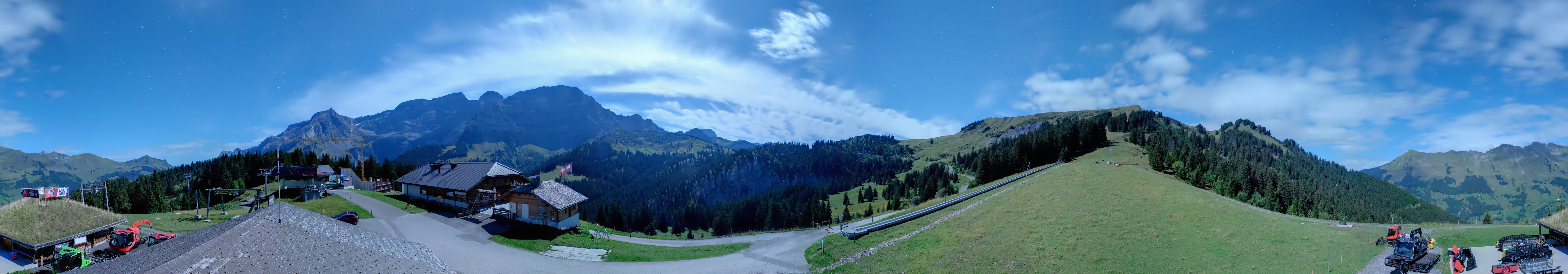 Archived image Webcam Villars Gryon Diablerets Isenau Roundshot
