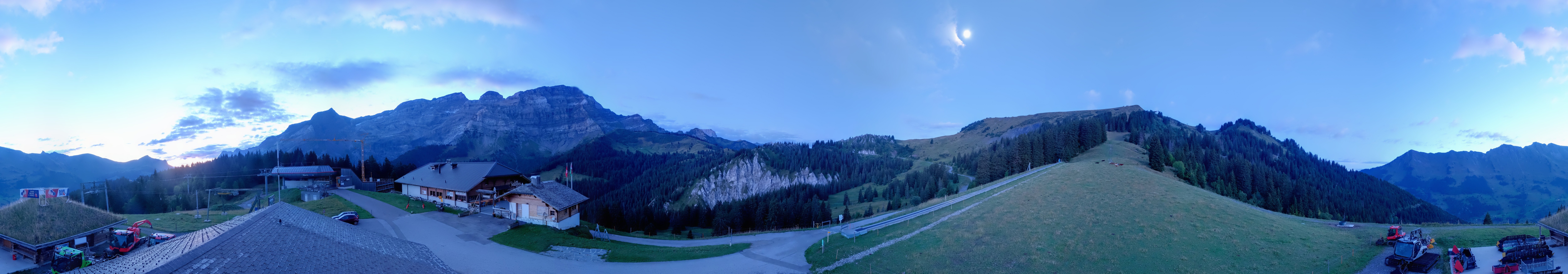 Archived image Webcam Villars Gryon Diablerets Isenau Roundshot