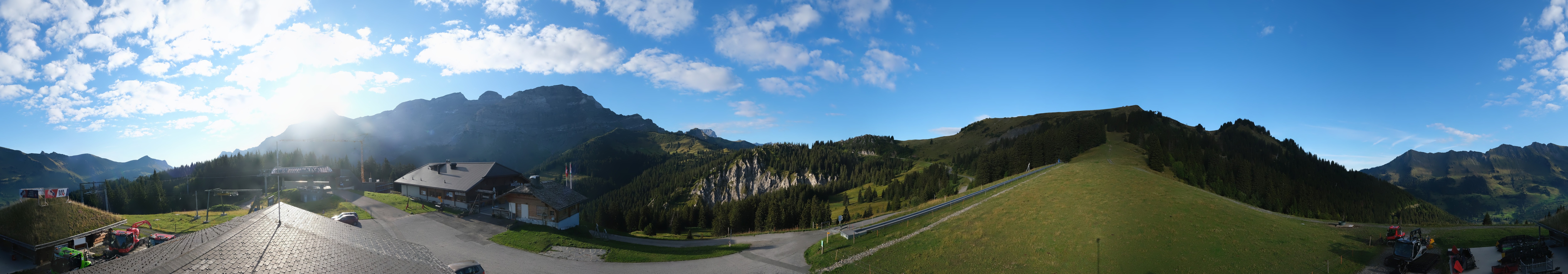 Archived image Webcam Villars Gryon Diablerets Isenau Roundshot