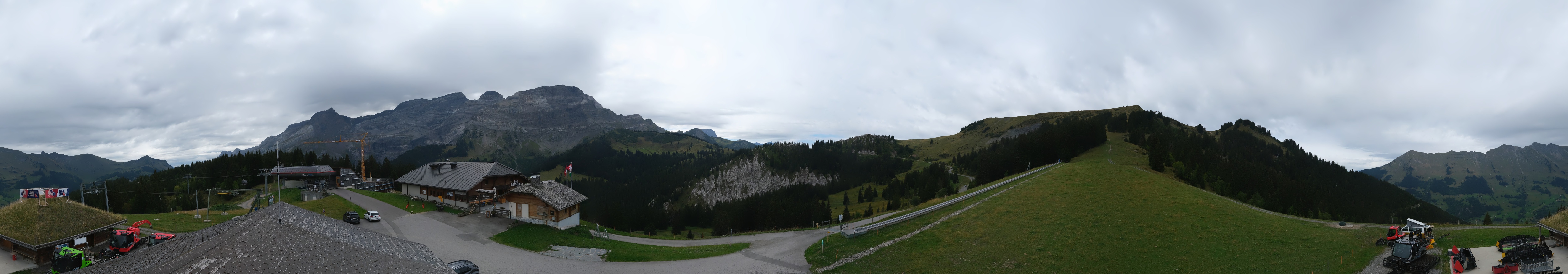 Archiv Foto Webcam Villars Gryon Diablerets Isenau Panorama