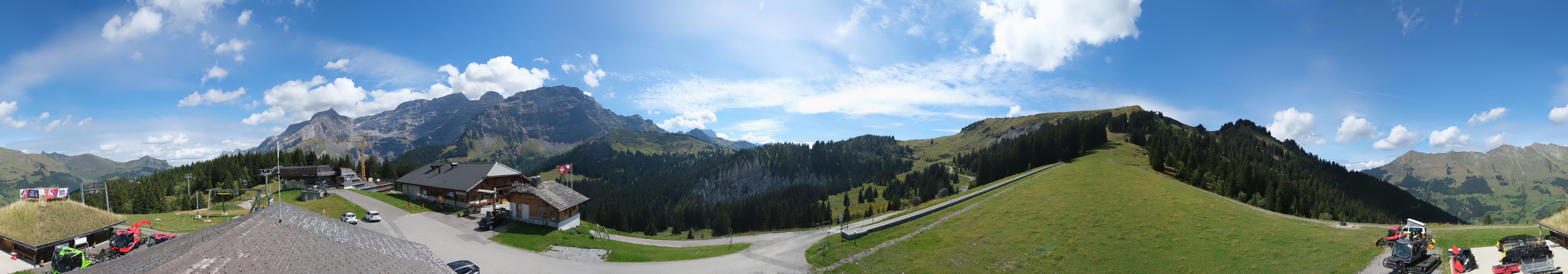 Archiv Foto Webcam Villars Gryon Diablerets Isenau Panorama