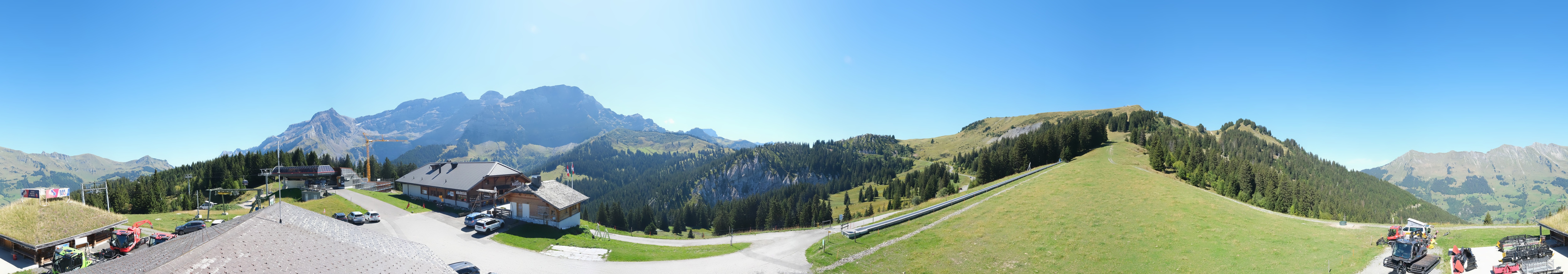 Archiv Foto Webcam Villars Gryon Diablerets Isenau Panorama