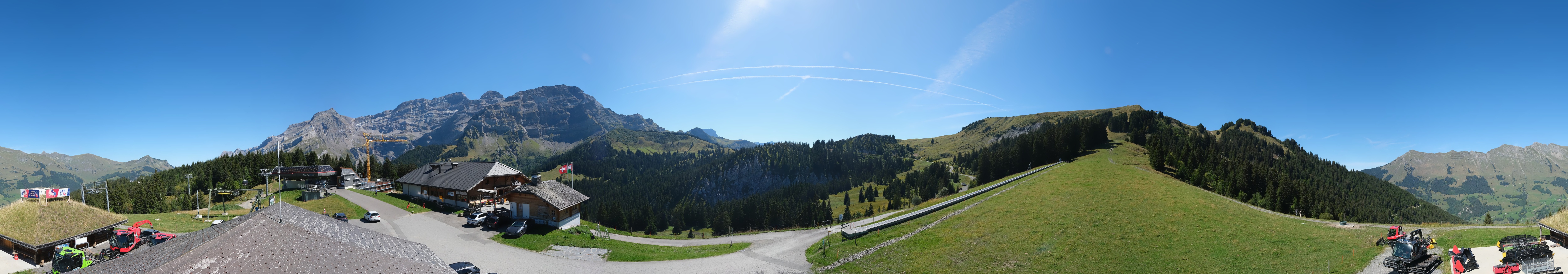 Archiv Foto Webcam Villars Gryon Diablerets Isenau Panorama