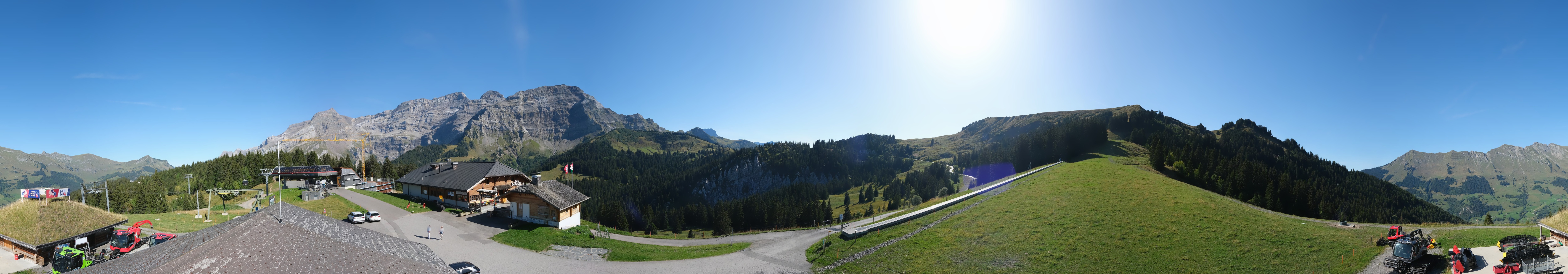 Archiv Foto Webcam Villars Gryon Diablerets Isenau Panorama