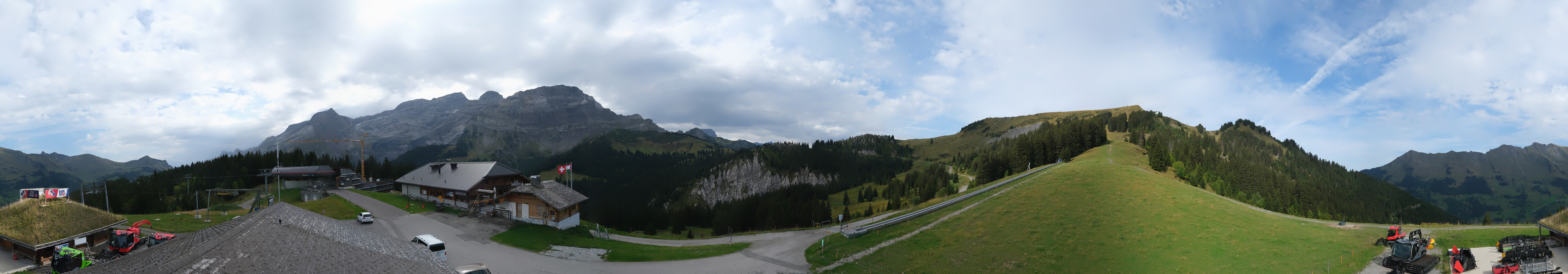 Archiv Foto Webcam Villars Gryon Diablerets Isenau Panorama
