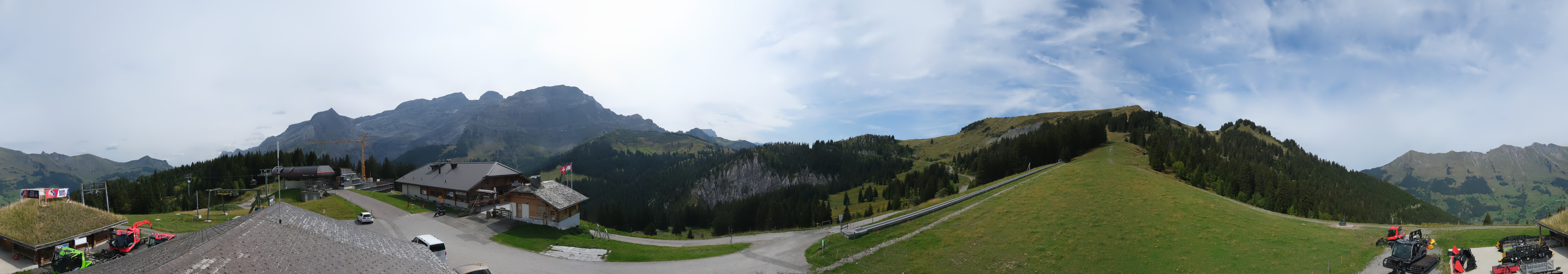 Archiv Foto Webcam Villars Gryon Diablerets Isenau Panorama