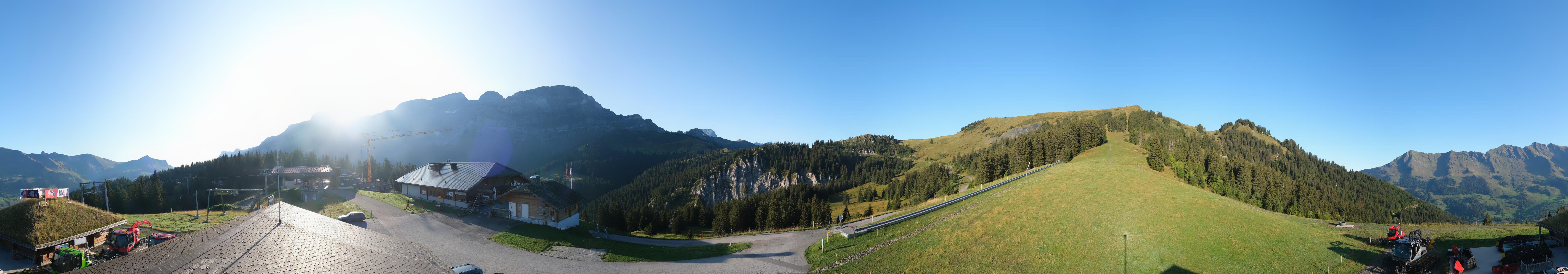 Archived image Webcam Villars Gryon Diablerets Isenau Roundshot