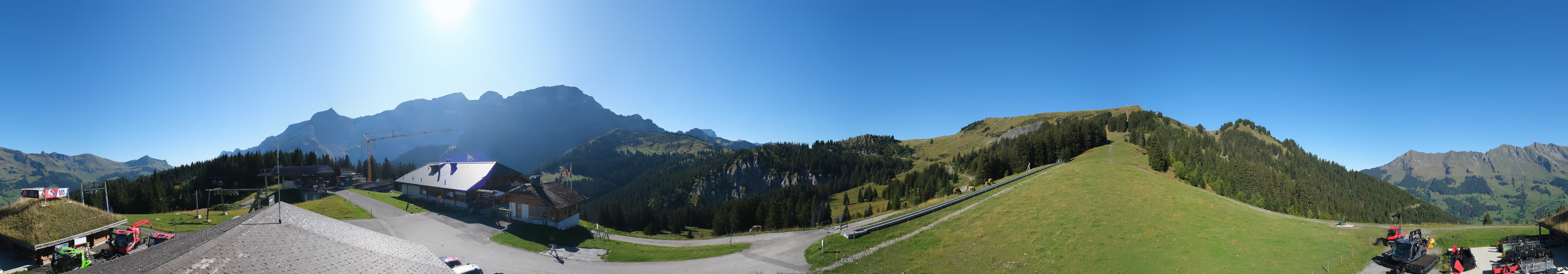 Archived image Webcam Villars Gryon Diablerets Isenau Roundshot