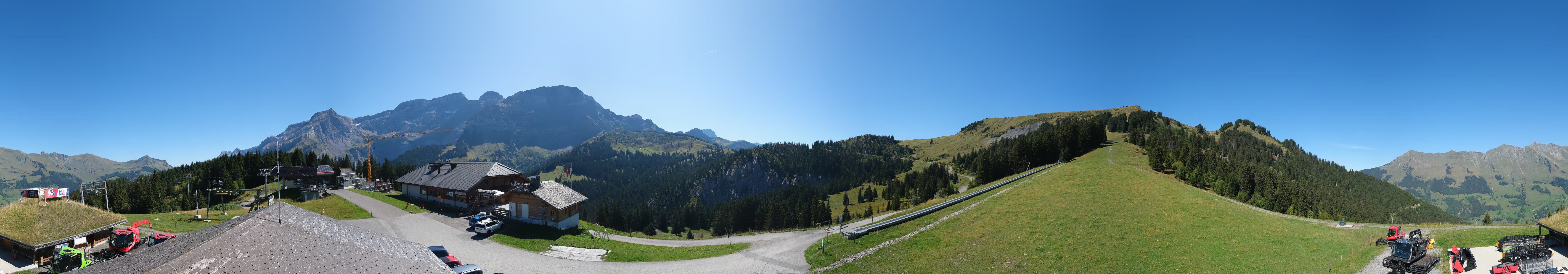 Archived image Webcam Villars Gryon Diablerets Isenau Roundshot