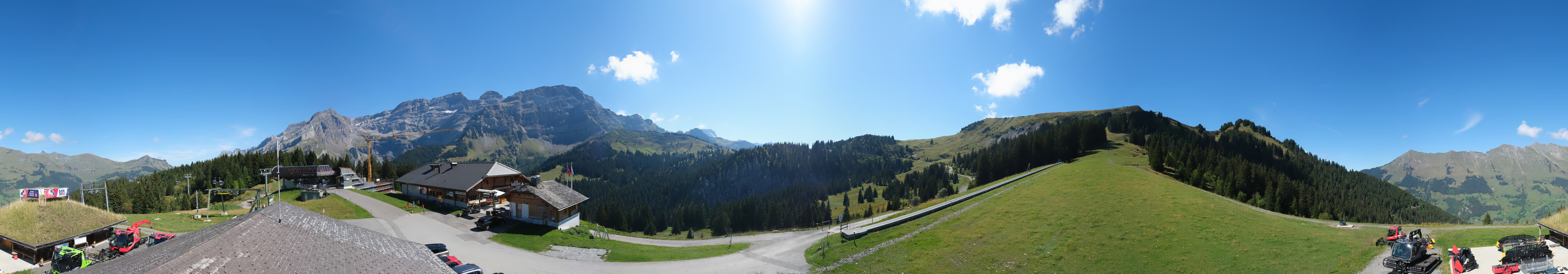 Archived image Webcam Villars Gryon Diablerets Isenau Roundshot