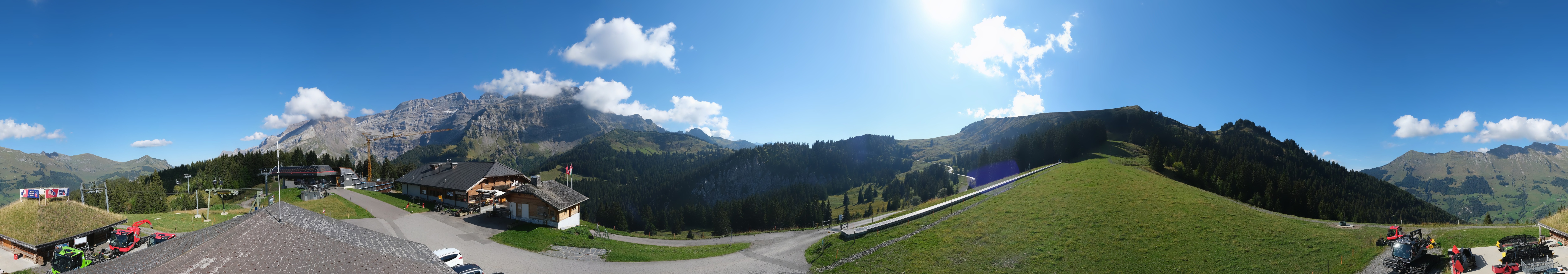 Archived image Webcam Villars Gryon Diablerets Isenau Roundshot