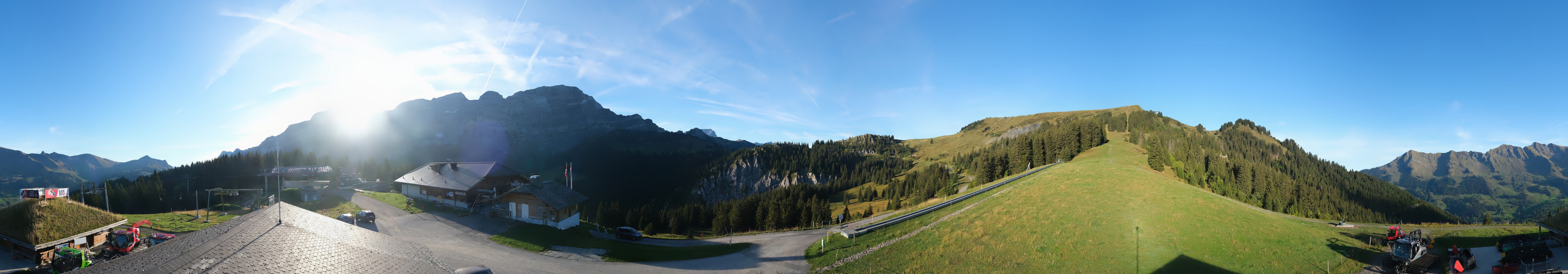 Archiv Foto Webcam Villars Gryon Diablerets Isenau Panorama