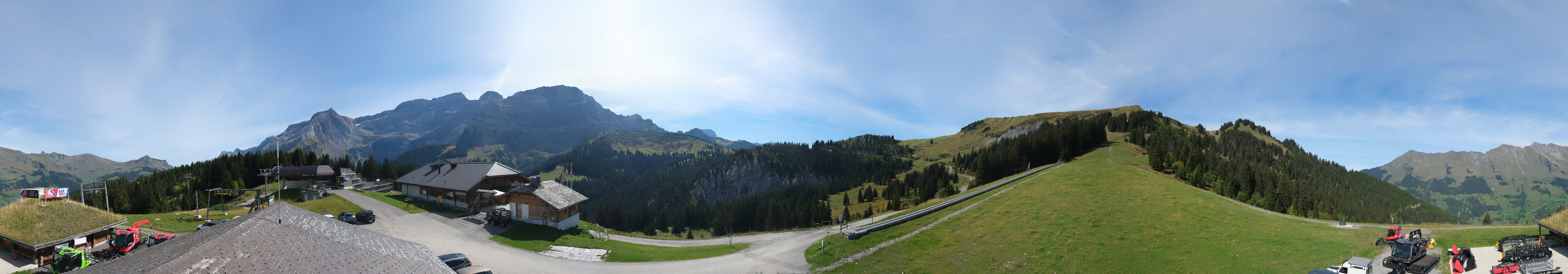 Archiv Foto Webcam Villars Gryon Diablerets Isenau Panorama