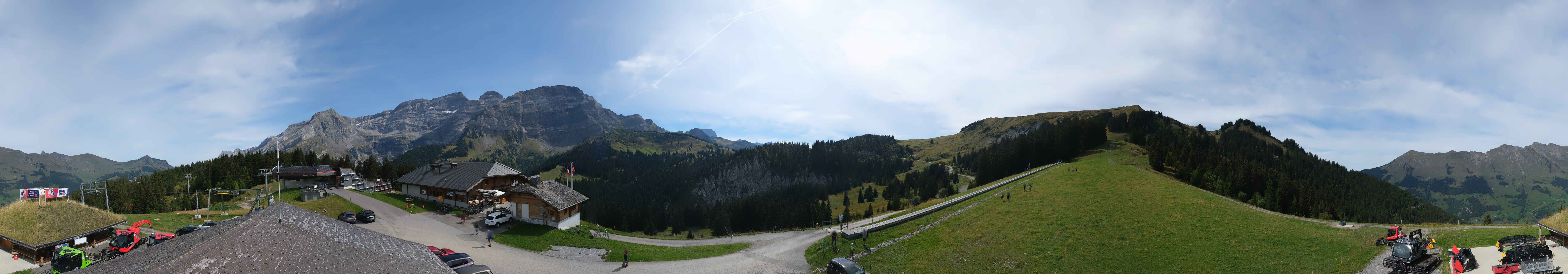 Archiv Foto Webcam Villars Gryon Diablerets Isenau Panorama