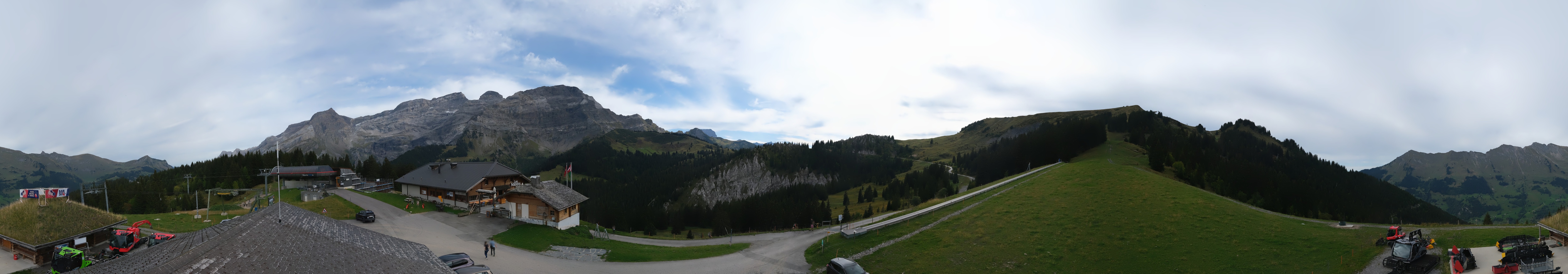 Archiv Foto Webcam Villars Gryon Diablerets Isenau Panorama
