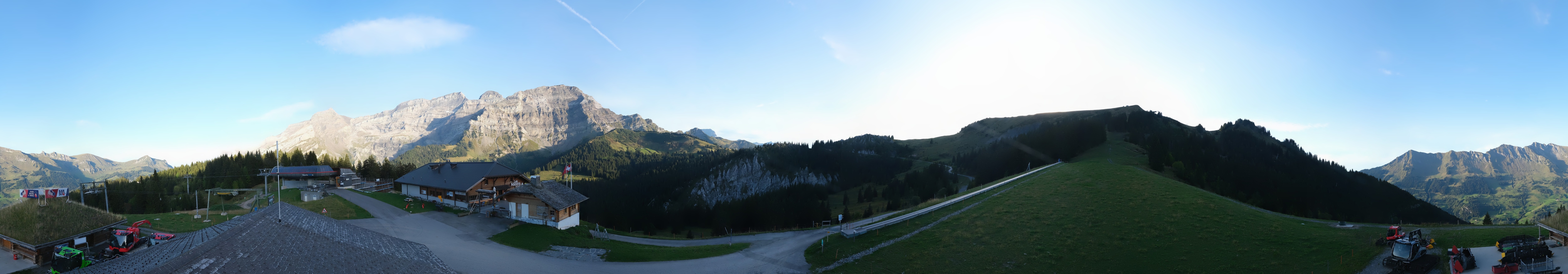 Archiv Foto Webcam Villars Gryon Diablerets Isenau Panorama