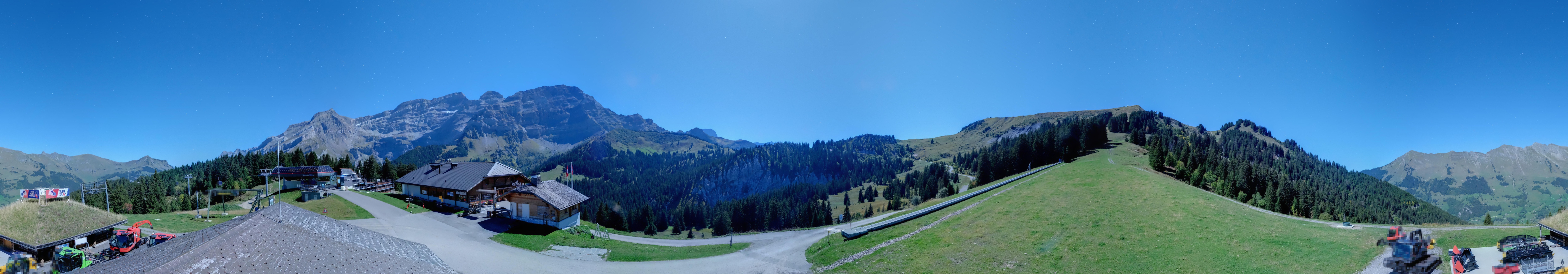Archiv Foto Webcam Villars Gryon Diablerets Isenau Panorama