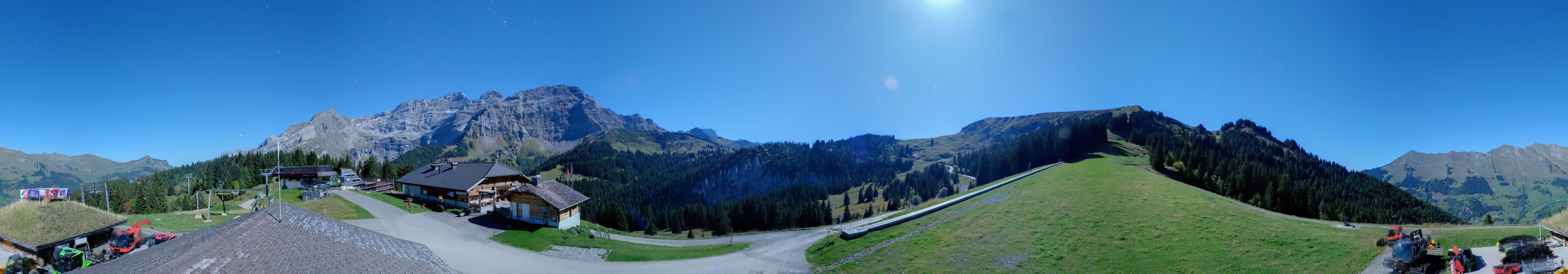 Archiv Foto Webcam Villars Gryon Diablerets Isenau Panorama
