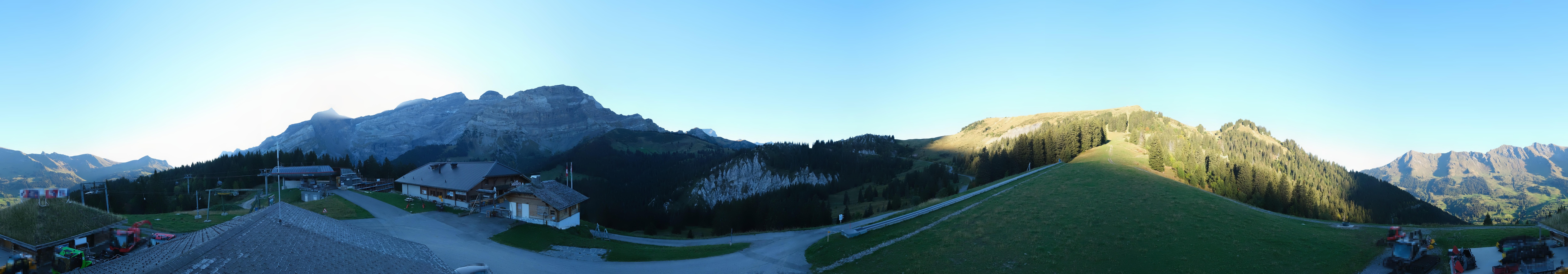 Archiv Foto Webcam Villars Gryon Diablerets Isenau Panorama