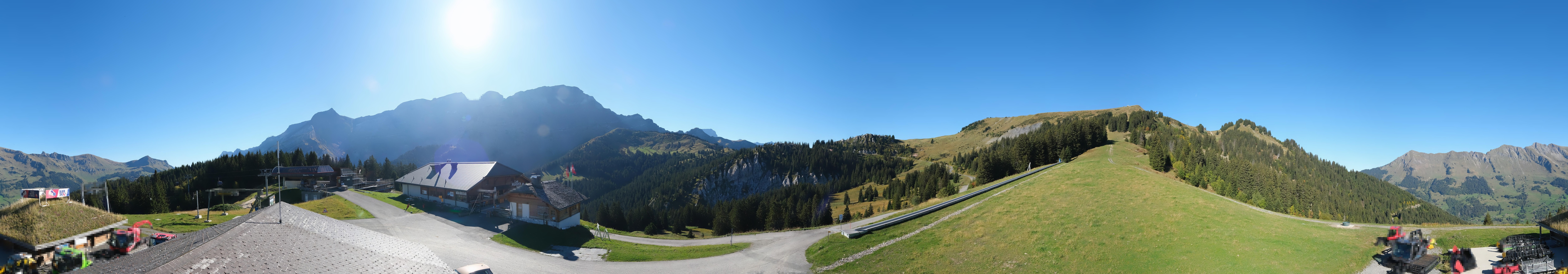 Archiv Foto Webcam Villars Gryon Diablerets Isenau Panorama