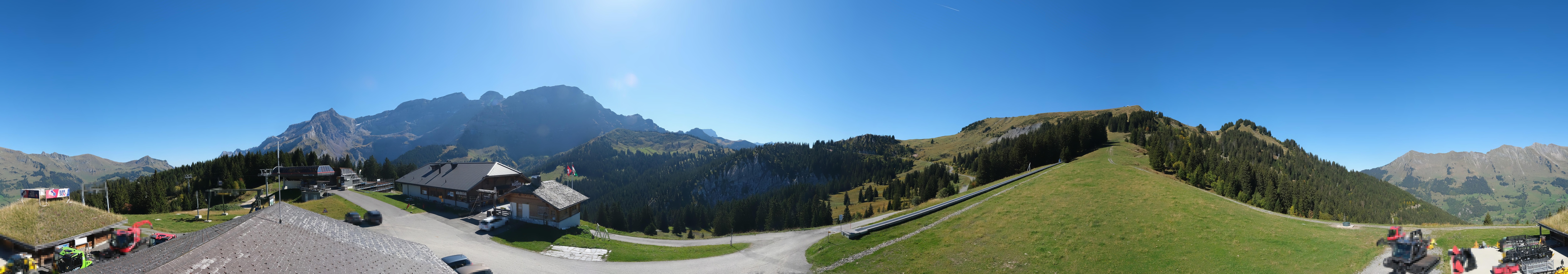 Archiv Foto Webcam Villars Gryon Diablerets Isenau Panorama