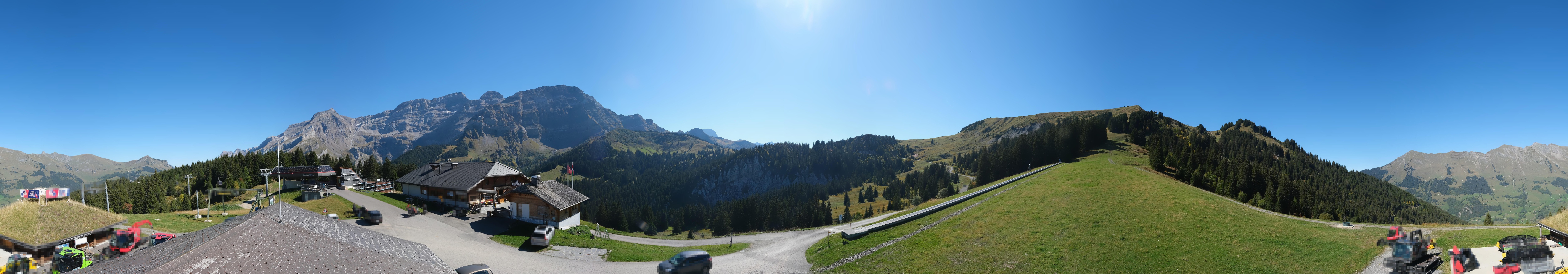 Archiv Foto Webcam Villars Gryon Diablerets Isenau Panorama