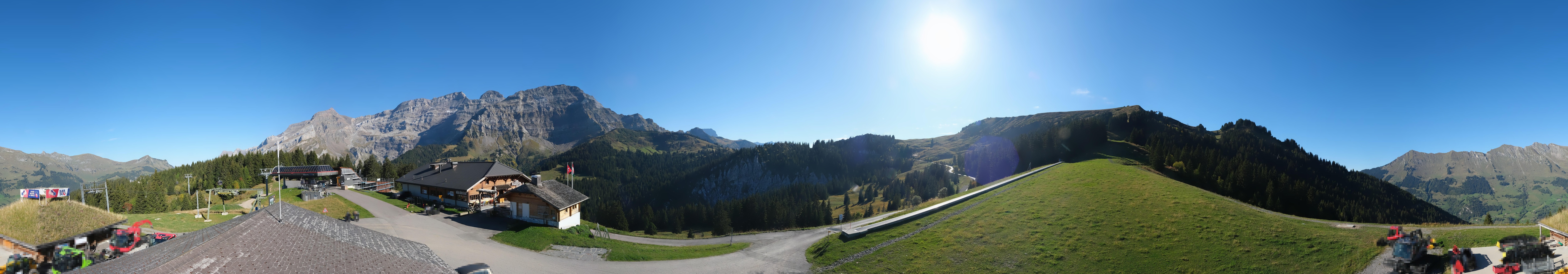 Archiv Foto Webcam Villars Gryon Diablerets Isenau Panorama