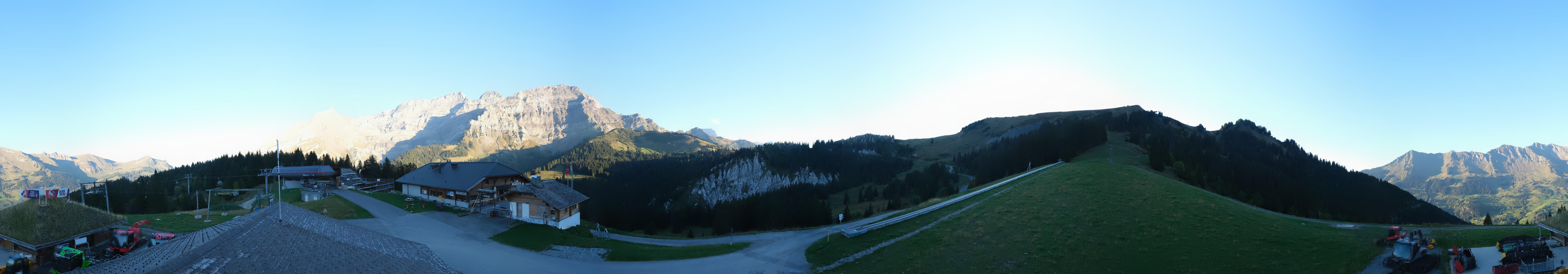 Archived image Webcam Villars Gryon Diablerets Isenau Roundshot