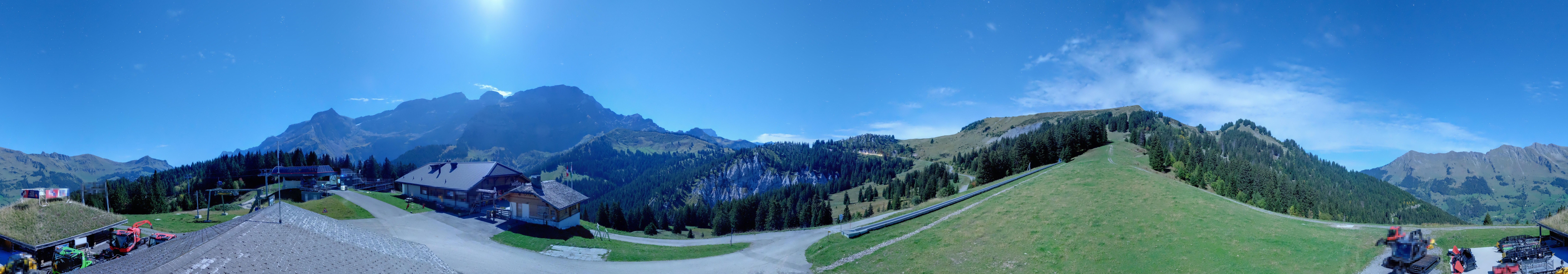 Archiv Foto Webcam Villars Gryon Diablerets Isenau Panorama