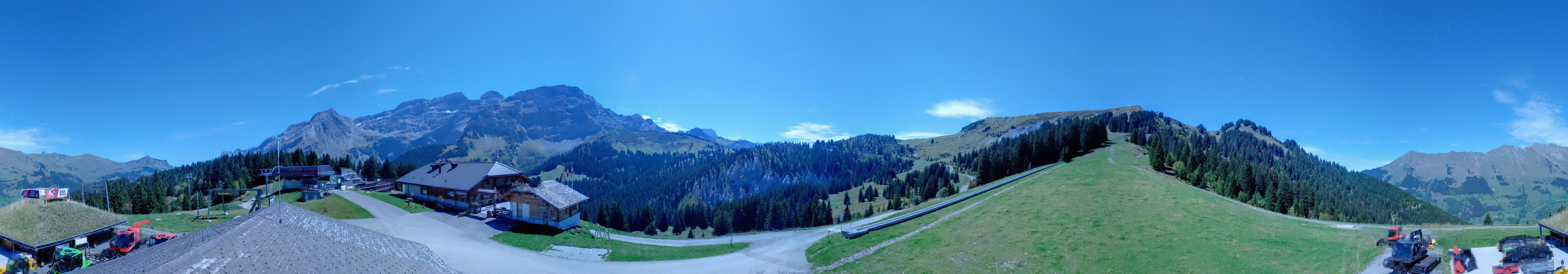 Archiv Foto Webcam Villars Gryon Diablerets Isenau Panorama