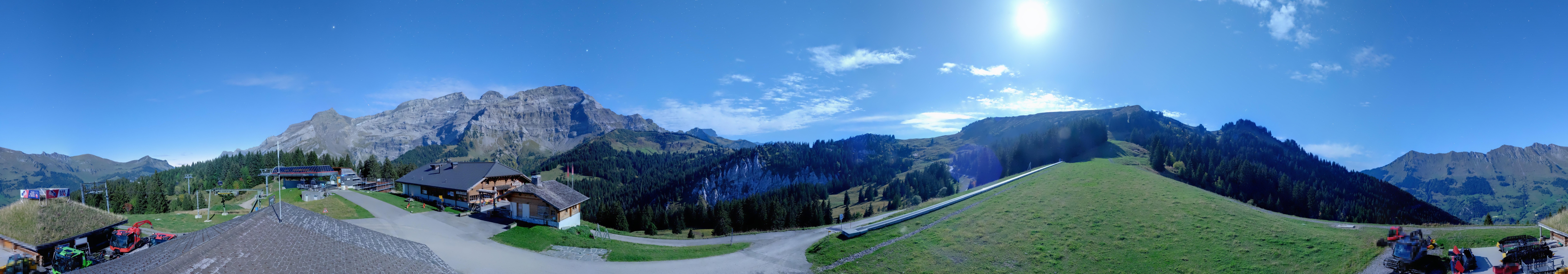 Archiv Foto Webcam Villars Gryon Diablerets Isenau Panorama