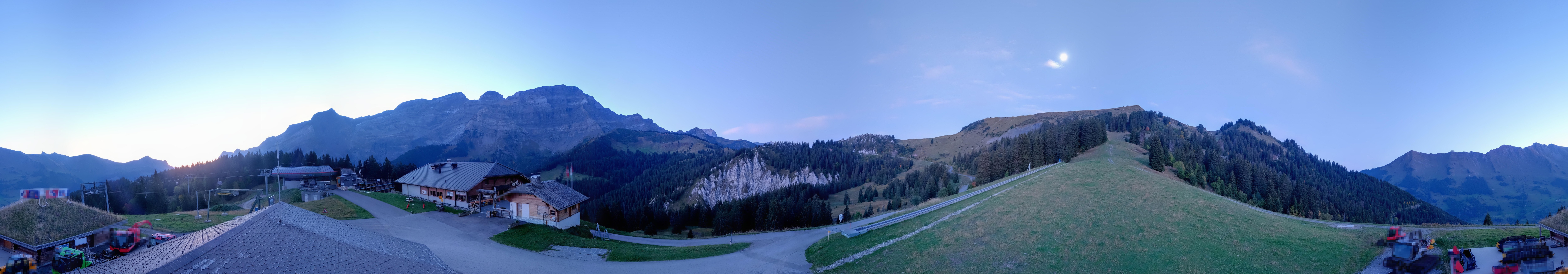 Archived image Webcam Villars Gryon Diablerets Isenau Roundshot