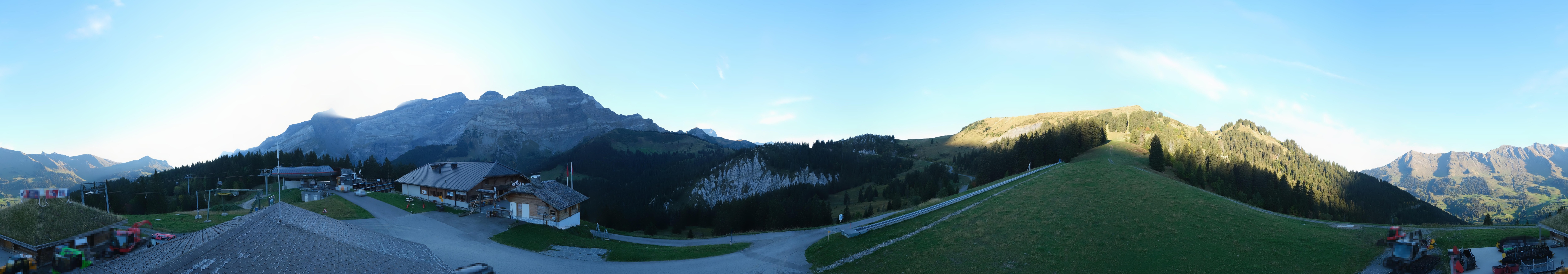 Archived image Webcam Villars Gryon Diablerets Isenau Roundshot