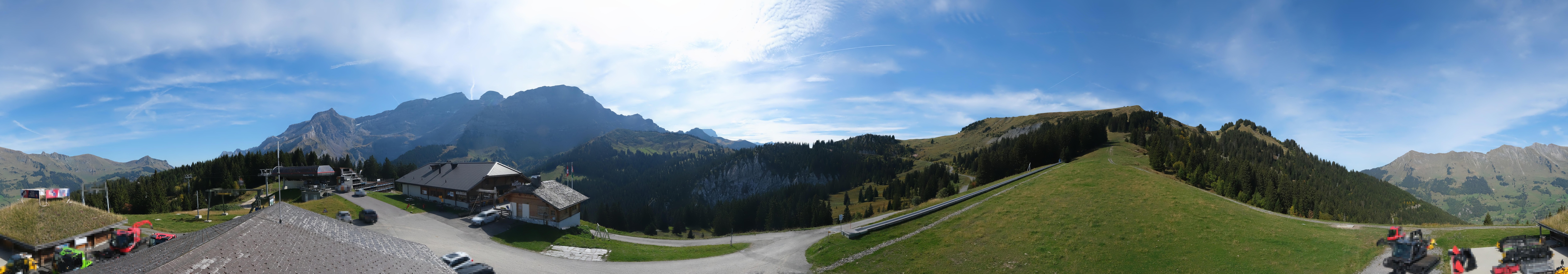 Archived image Webcam Villars Gryon Diablerets Isenau Roundshot
